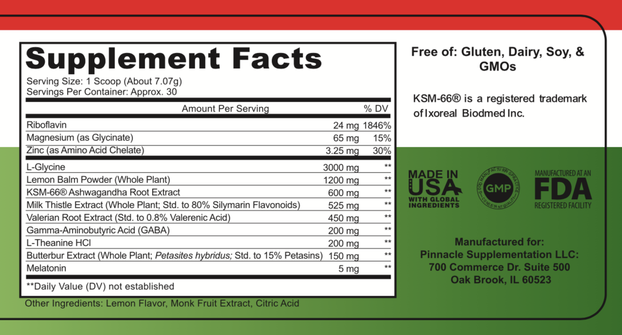 All Natural Sleep Aid Supplement