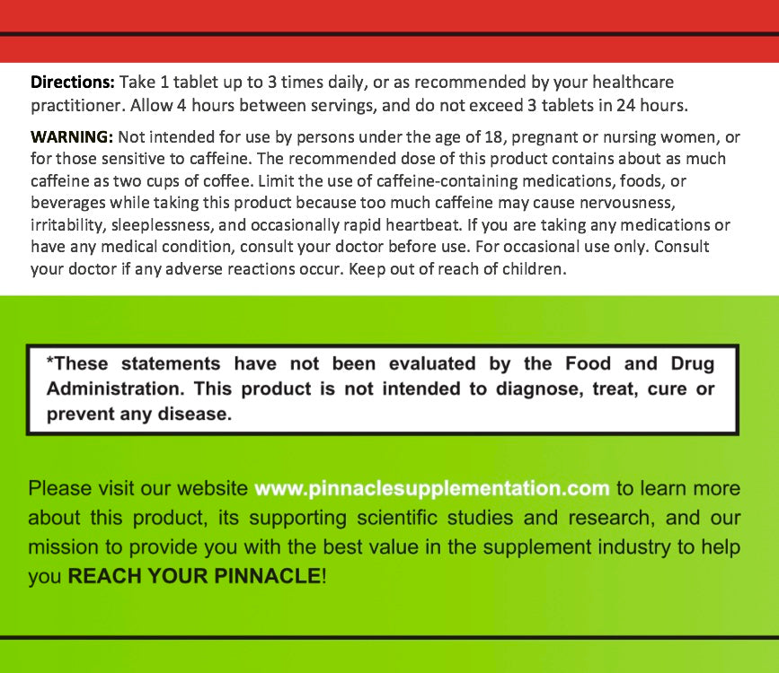 The Pinnacle Natural Caffeine